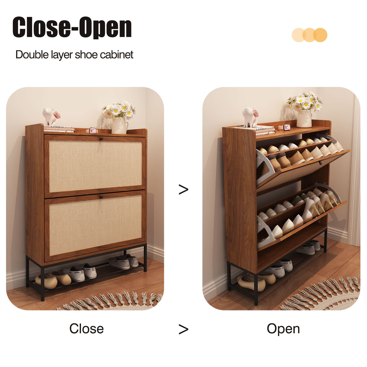 Clie 20 Pair Shoe Storage Cabinet